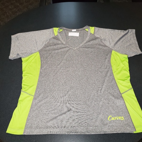 Sport tek Tops - Gary with inseam Lime Green Workout Tee